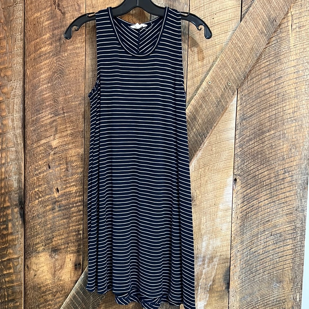 Madewell sleeveless striped dress size small
